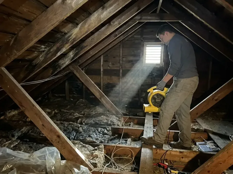 attic-water-damage-drying-proc-007 — frequently asked questions, Emergency Water Extraction & 24/7 Flood Response in Sterlin…